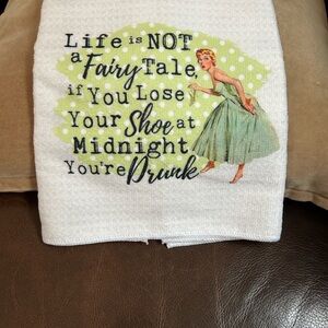 Vintage-Inspired White Kitchen Towels